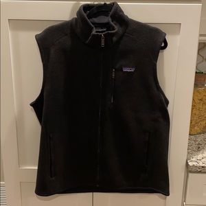 Large Black Patagonia Vest